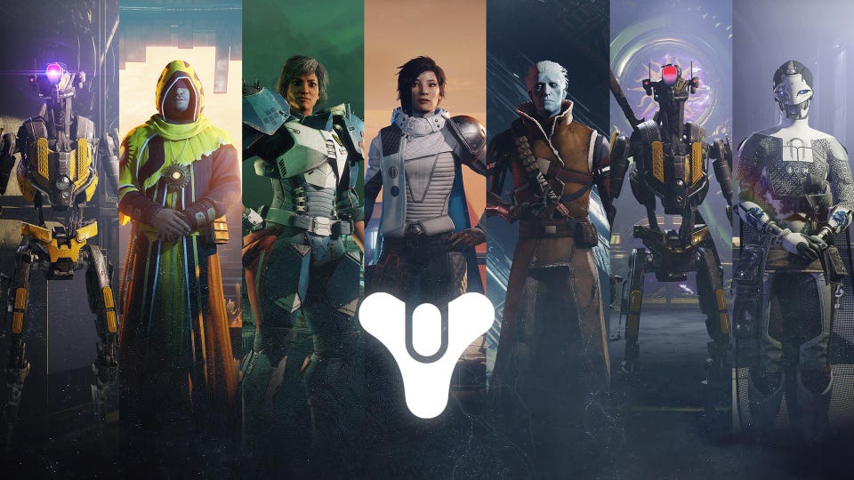 Destiny 2 game characters