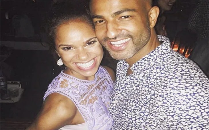 Olu Evans and Misty Copeland in a smiley face