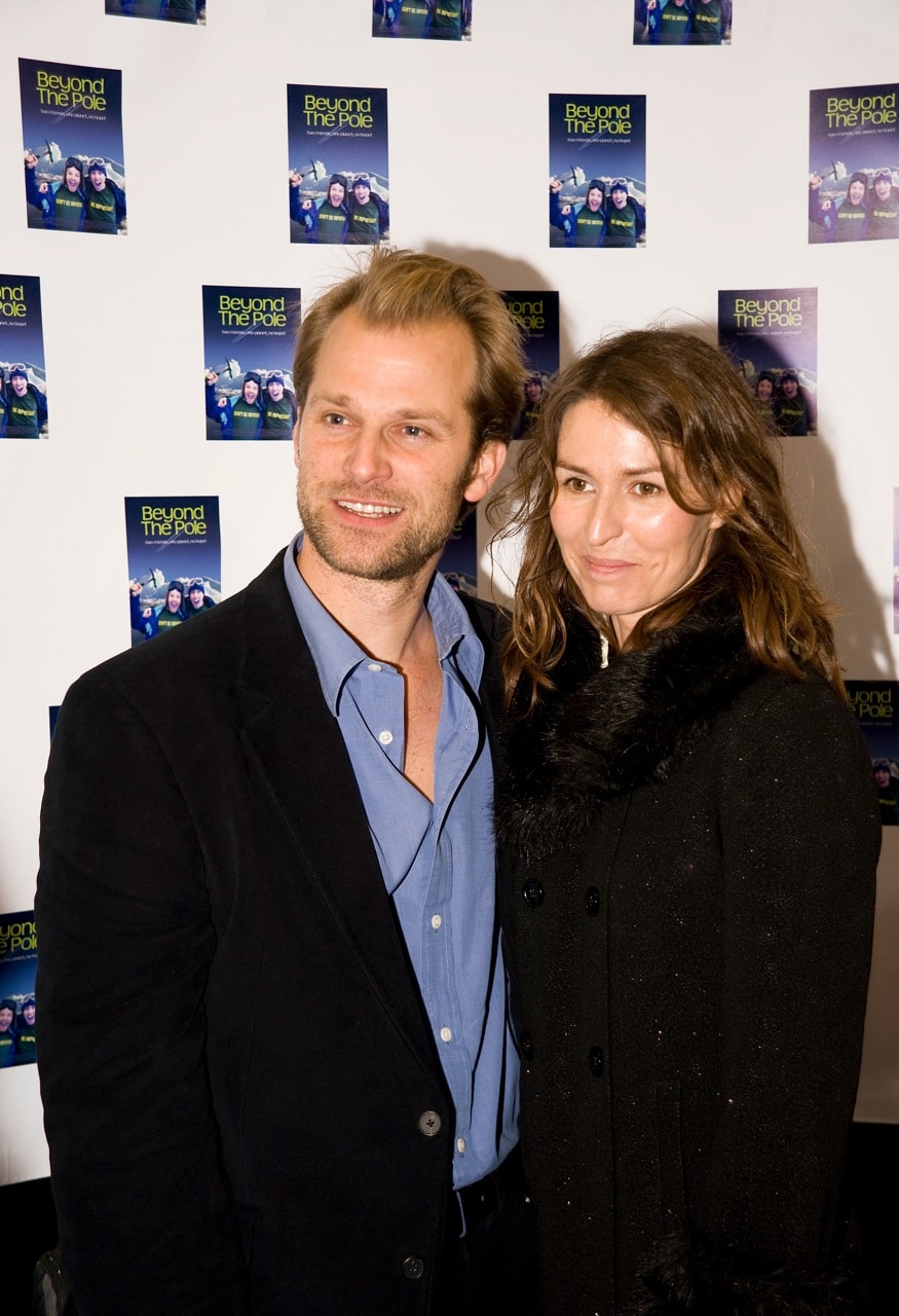 Helen Baxendale with her husband  David L. Williams in a frame