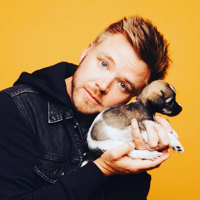 Brett Davern was captured with his cute dog