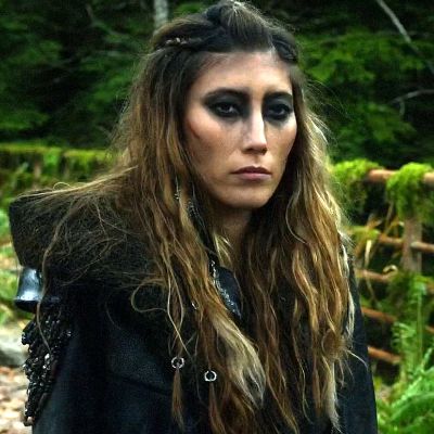 Dichen Lachman has brown hair and black eyes. She was acting with her new get up.