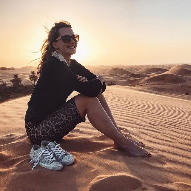 Rosanna Lockwood enjoying in UAE