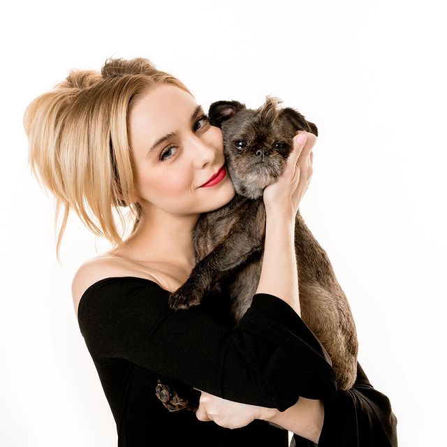Picture of Alessandra Torresani and her pet PeeWee