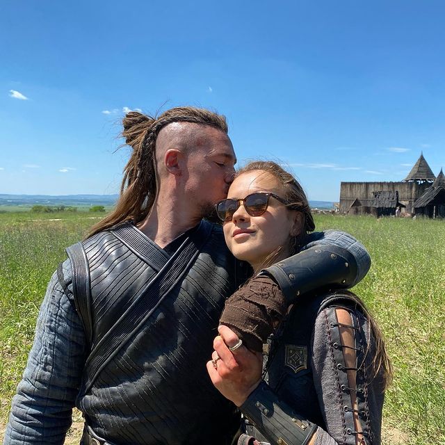 Picture of Alexander Dreymon and Ruby Hartley