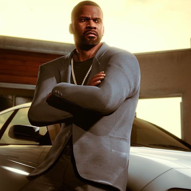 Picture of Franklin Clinton of GTA V voiced by Shawn Fonteno