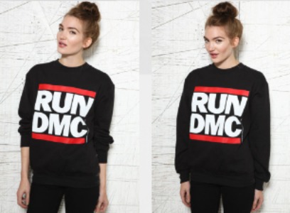 Maille Doyle Stymest doing photo shoot for the clothing brand of RUN-DMC music group 