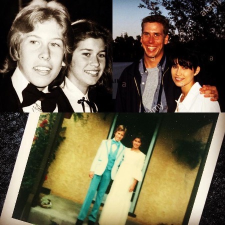 Collage Photo of Nancy Mckeon and her belated brother Philip Mckeon 