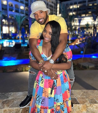 Mendeecees Harris and his wife Yandi Smith 