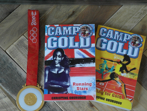 Christine Ohurougu's book Camp Gold: Running Stars and Camp Gold: Going for Gold