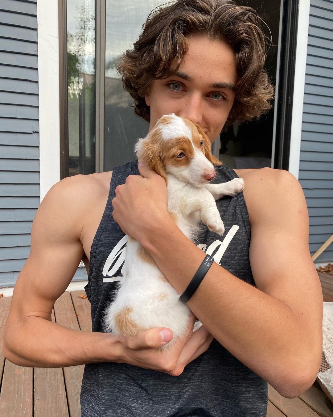 Picture of Gavin Casalegno and his lovely pet