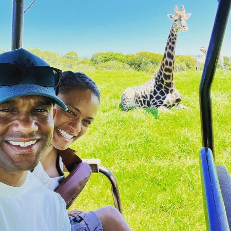 Kandyse McClure and her husband Ian Cylenz Lee on vacation.