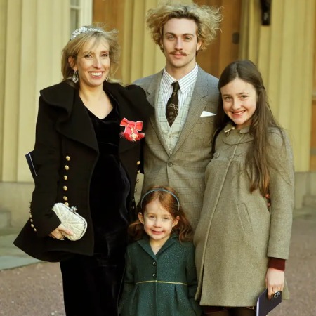 Jessie Phoenix Jopling's half-sisters with her Sam Taylor-Johnson and her new husband Aaron Taylor-Johnson.