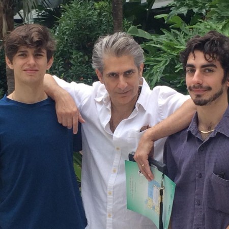 Vadim Imperioli with his father Michael Imperioli and brother David Imperioli,