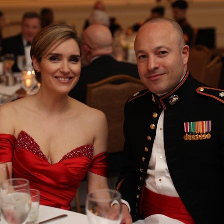 Yado Yakub and Margaret Brennan supports the Navy-Marine Corps Relief Society event in DC.