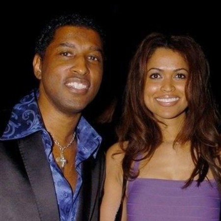 BabyFace with his former wife Tracey Edmonds. 