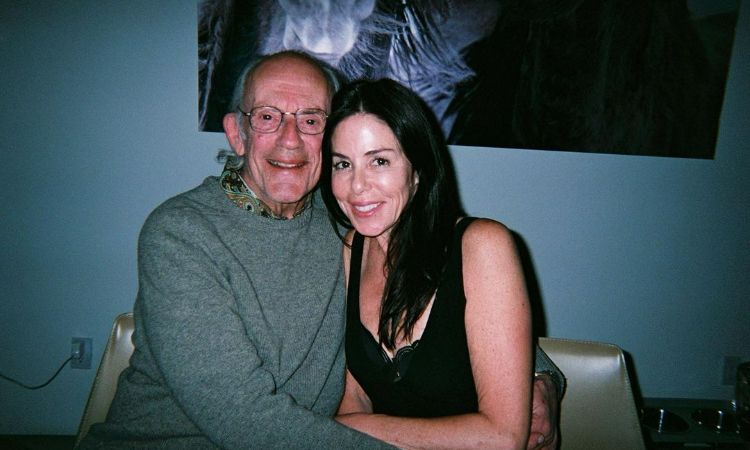 A picture of Lisa Loiacono And Christopher Lloyd. 