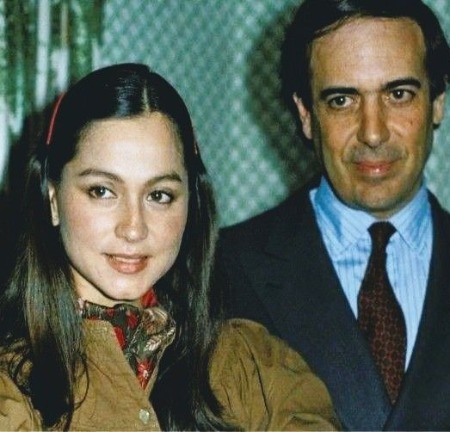 Isabel Preysler with her former husband Carlos Franco.