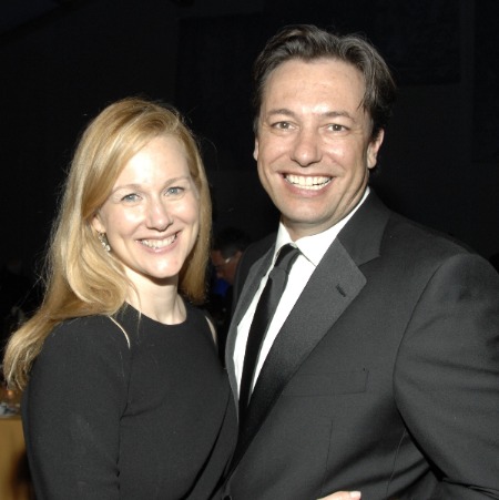 Mark Schauer and Laura Linney at The Juilliard School Gala