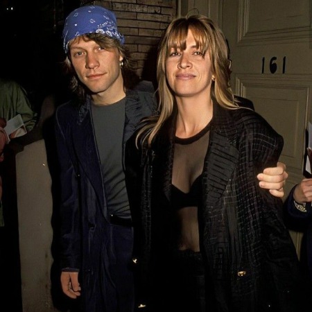 Jon Bon Jovi with his loving wife Dorothea Hurley. 