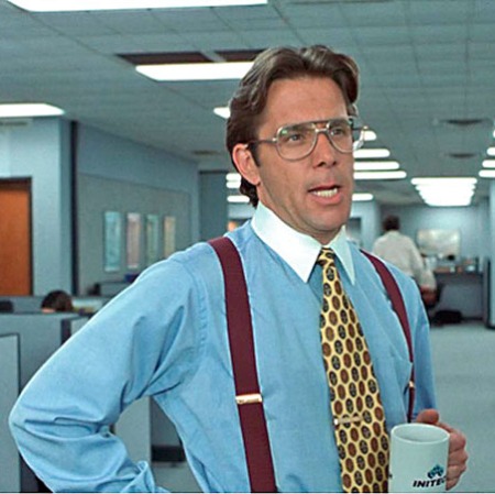 Gary Cole during his acting appearance in the movie Office Space.