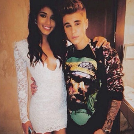 Yovanna Ventura with the prominent music artist Justin Bieber.