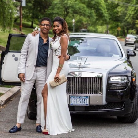 Zion David Marley with his former girlfriend at Prom.