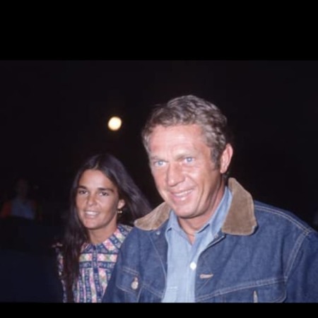 Ali MacGraw and her third husband Steve McQueen.