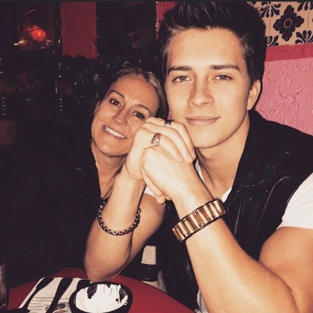 Billy Unger with his mother Karley Unger.