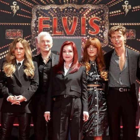Priscilla Presley at the premiere of the movie Elvis. 