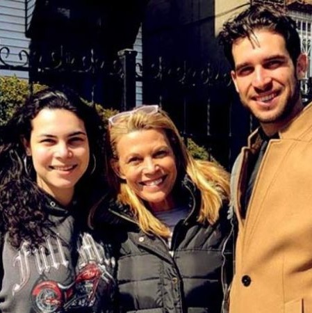 George Santo Pietro's kids Nicholas Santo Pietro and Giovanna Santo Pietro with his ex-wife Vanna White. 