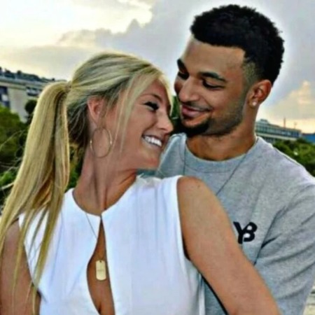 Harper Hempel and her boyfriend Jamal Murray. 