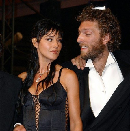 Monica Bellucci with her former husband Vincent Cassel before the divorce.