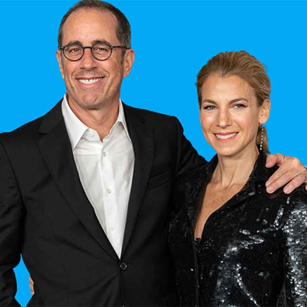 Jerry Seinfeld with his loving wife Jessica Seinfeld. 