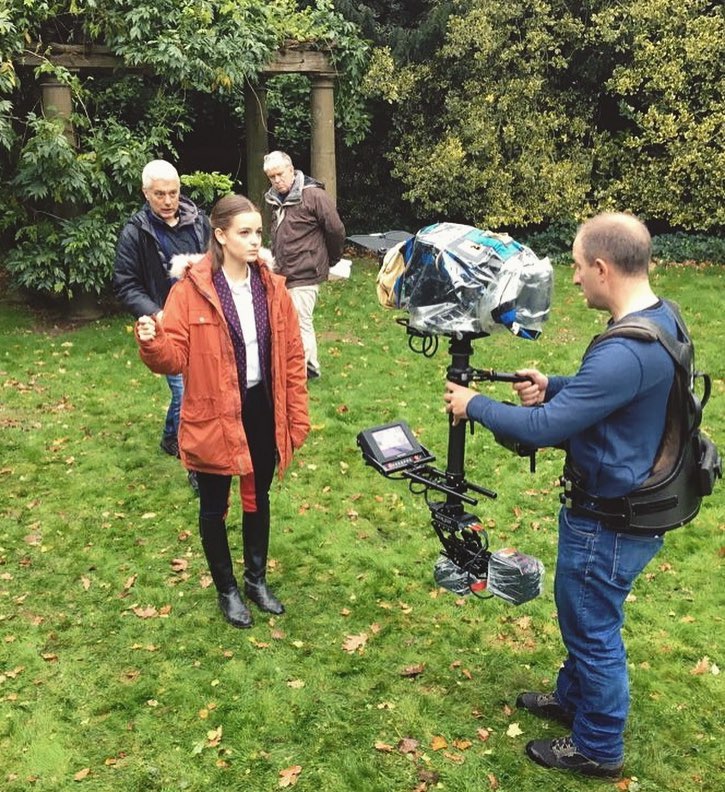 Céline Buckens's behind-the-scenes from the television series Free Rein. 
