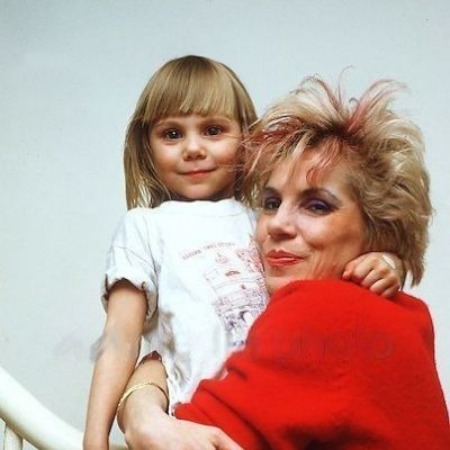 Stacia Larranna Celeste Lipka with her mother Angie Bowie.