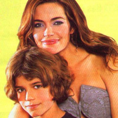 August Manning Weatherly with his mother, Amelia Heinle.