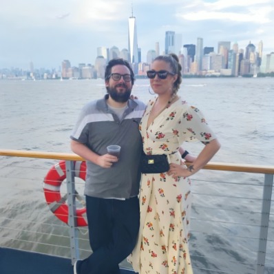 The ex-couple, JD Hermeyer and Jennifer Tanko, during vacation.