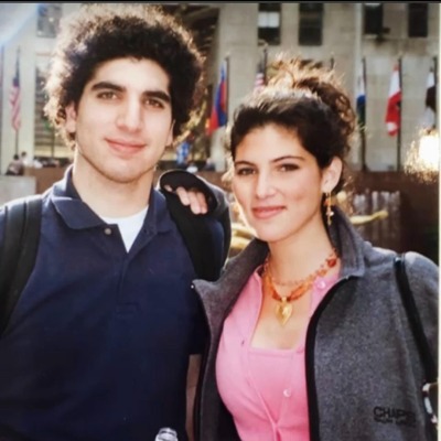 Jaclyn Stein and her husband, Ariel Helwani, in their young days.