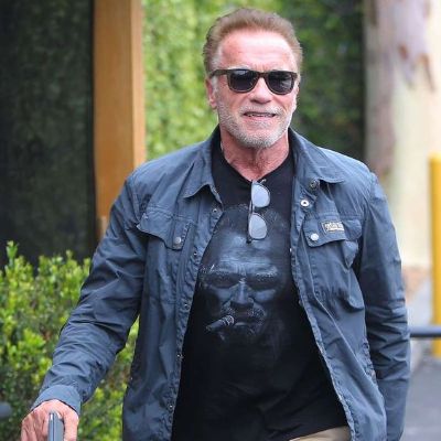 Arnold Schwarzenegger, bodybuilder, actor, politician, and a great grandpa.