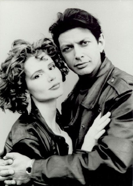 Jeff Goldblum and Geena Davis